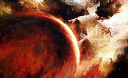 Jehova-Creates-the-Earth-by-Walter-Rane-kompr